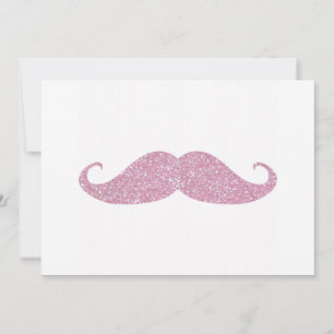 Funny Pink Bling Mustache