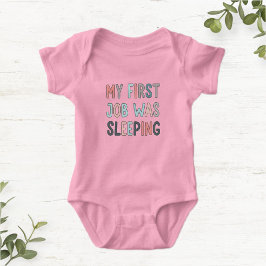 Funny Pink Bodysuit for Newborn – Perfect Gift  Baby Strampler