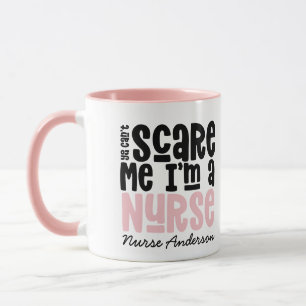 Funny pink Girl Typografie danken Ihnen moderne Tasse