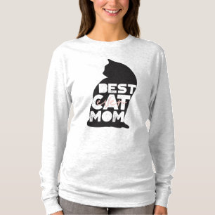 Funny Pink Mutter Tag Beste Katze Mama je T-Shirt
