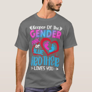 Funny Pink oder Blue Brother Lieben Sie Geschlecht T-Shirt