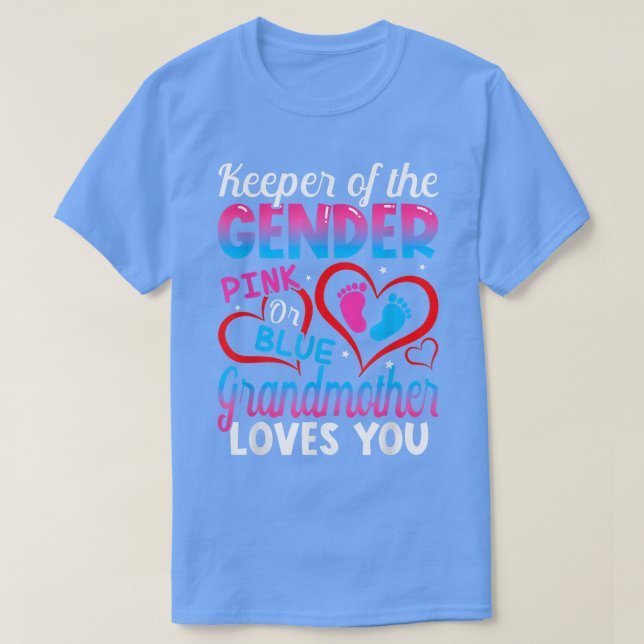 Funny Pink oder Blue Großmutter Lieben, die Sie Ge T-Shirt (Design vorne)