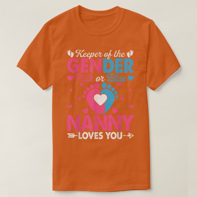 Funny Pink oder Blue Grube Lieben Sie Geschlecht z T-Shirt (Design vorne)