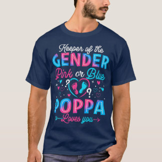 Funny Pink oder Blue Poppa Lieben Sie Geschlecht z T-Shirt