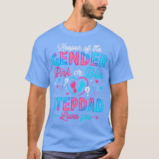 Funny Pink oder Blue Stepdad Lieben Sie Geschlecht T-Shirt