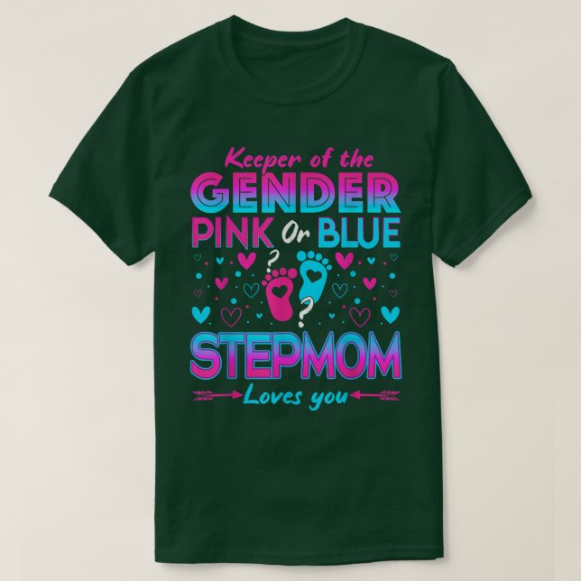 Funny Pink oder Blue StepMom Lieben, die Sie Gesch T-Shirt (Design vorne)