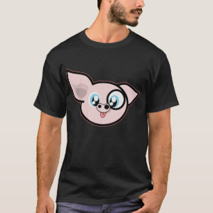 Funny Pink Pig Head T-Shirt