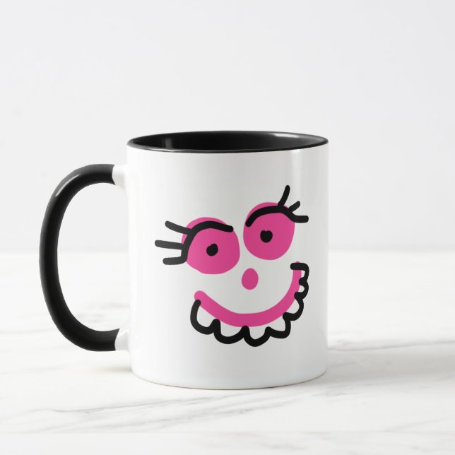 Funny Pinky Girl Tasse (Links)
