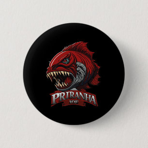 Funny Piranha-joe Lover Geschenke Perfekt Apparel Button
