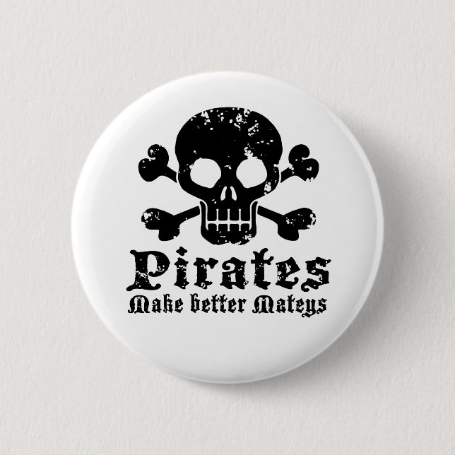 Funny Pirate Button (Vorderseite)