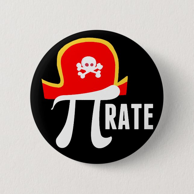 Funny Pirate Button (Vorderseite)