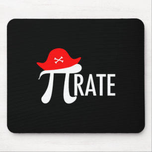 Funny Pirate Math Pun - Pi Day Symbol Spaß T-Shirt Mousepad