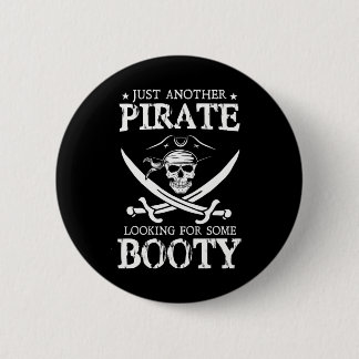 Funny Pirate nur ein anderer Pirate auf der Suche Button