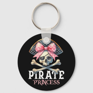 Funny Pirate Princess Coquette Bow Halloween Costu Schlüsselanhänger