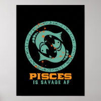 Funny Pisces Zodiac Star Sign Astrologie Geburtsta