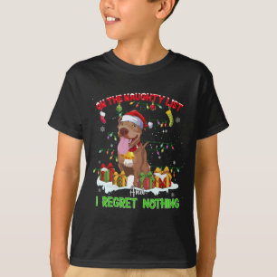 Funny Pitbull Weihnachten hässlich Sweater Hund Xm T-Shirt
