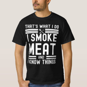 Funny Pitmaster-I Smoke Meat GRILLEN Smoker Grill  T-Shirt