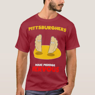 Funny Pittsburgh Nervous Pierogi T für Premium T-Shirt