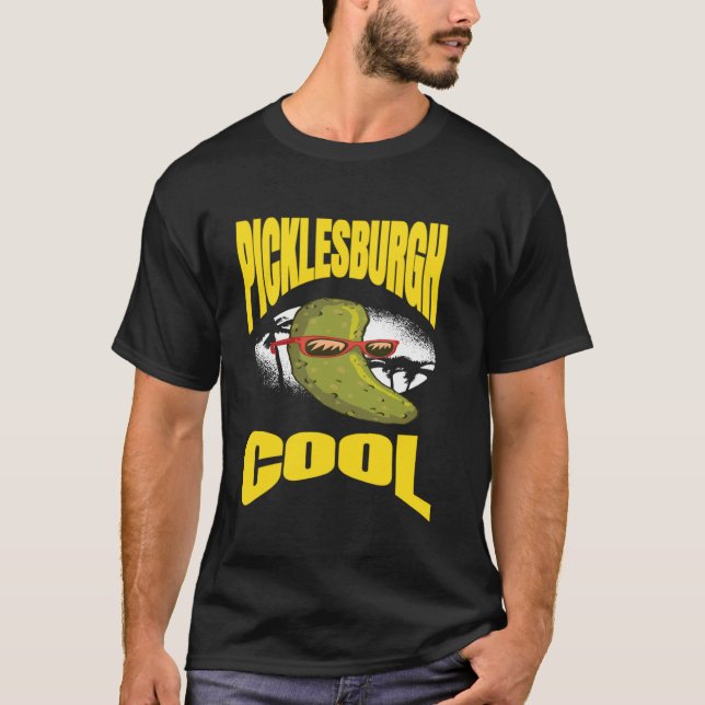 Funny Pittsburgh Spaß Picklesburgh Cool Relaxen T-Shirt (Vorderseite)