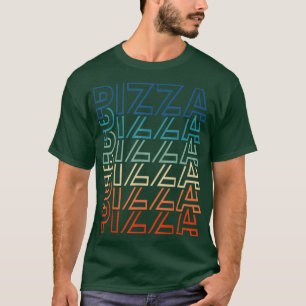 Funny Pizza 80's Retro Vintag Carb Pizza & Feinsch T-Shirt