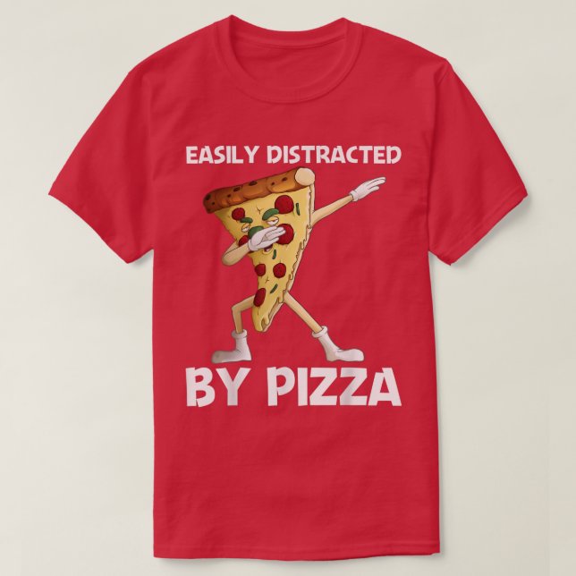 Funny Pizza Art for Men Pizza Slice Italienisch T-Shirt (Design vorne)