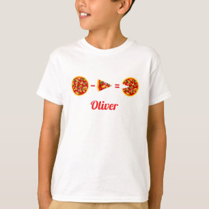 Funny Pizza Berechnung Personalisiert T-Shirt