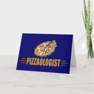Funny Pizza Feiertagskarte
