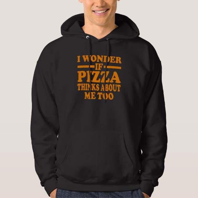 Funny Pizza für Männer Frauen Kinder Italienisches Hoodie (Vorderseite)