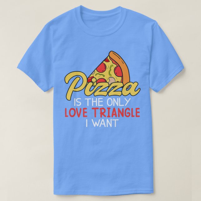 Funny Pizza ist Liebe Slice of Heaven 852 T-Shirt (Design vorne)