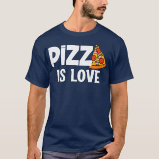 Funny Pizza ist Liebe Slice of Heaven 853 T-Shirt