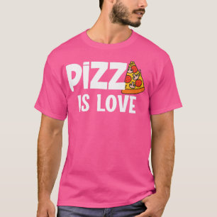 Funny Pizza ist Liebe Slice of Heaven T-Shirt