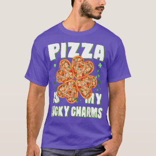 Funny Pizza ist mein Glück, Pizza St Patricks T-Shirt