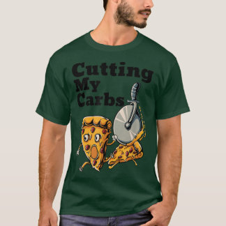 Funny Pizza liebt es, meine Carbon Pizza zu schnei T-Shirt