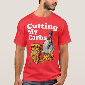 Funny Pizza liebt es, meine Carbon Pizza zu schnei T-Shirt