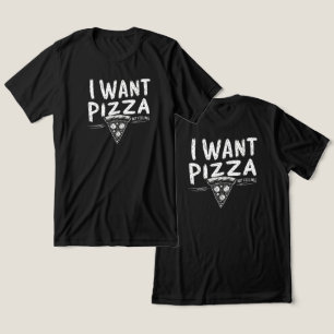 Funny Pizza Lover Zitat Tri-Blend Shirt