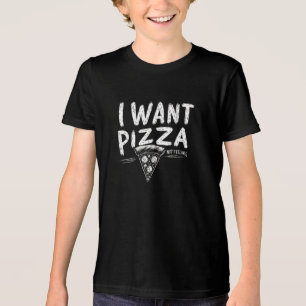 Funny Pizza Lover Zitat Tri-Blend Shirt