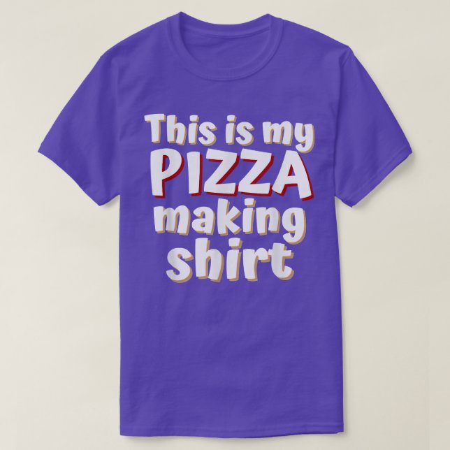 Funny Pizza Lovers Das ist meine Pizza Making T-Sh T-Shirt (Design vorne)