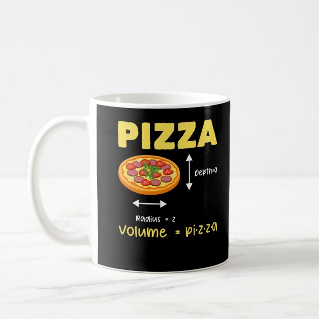 Funny Pizza Mathematik Lautstärke Berechnung Food  Kaffeetasse (Links)