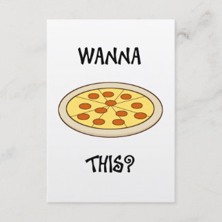 Funny Pizza Party Einladung