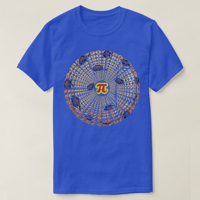 Funny Pizza Pi Tag 3 T-Shirt (Design vorne)