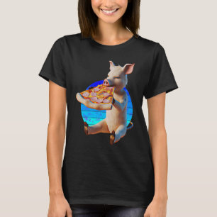 Funny Pizza Pig T-Shirt
