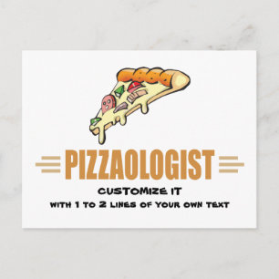 Funny Pizza Postkarte