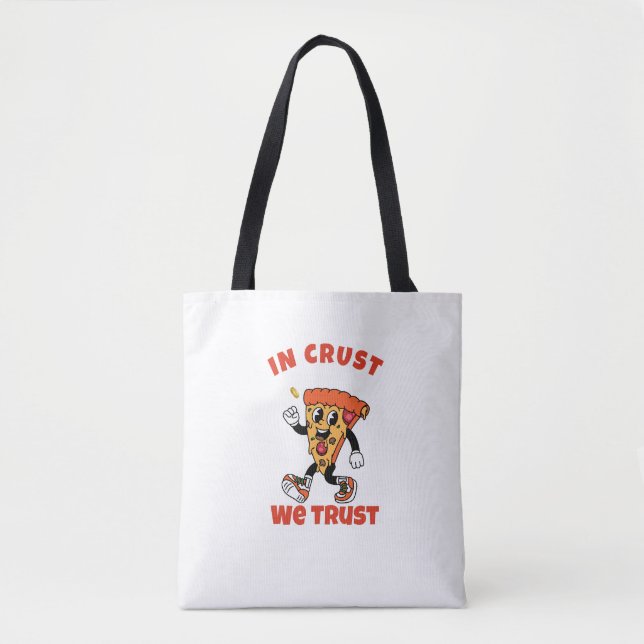 Funny Pizza Shirt – In Crust We Trust Graphic Tee (Vorderseite)
