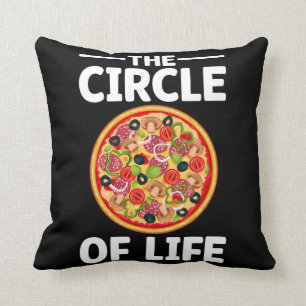 Funny Pizza Wisdoms Pizza Feinschmecker Kissen