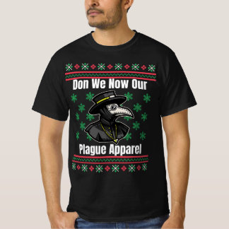 Funny Plague Ugly Weihnachtswein Stil T-Shirt