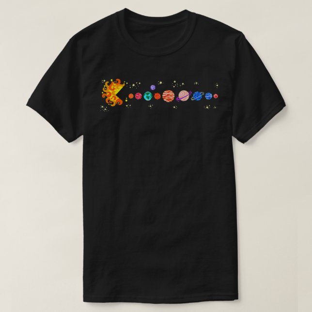 Funny Planet Astronomie Wissenschaftslehrer Wissen T-Shirt (Design vorne)