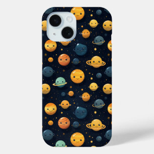 Funny Planets Space Pattern Case-Mate iPhone Hülle