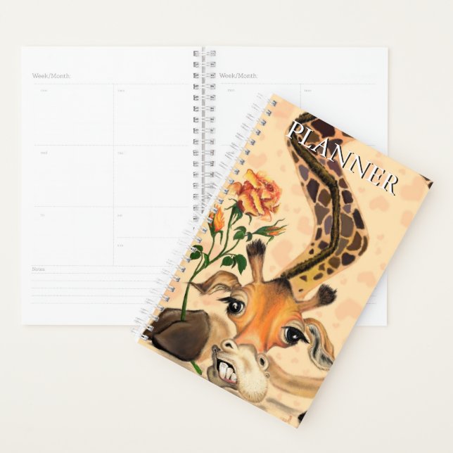 Funny Planner mit Romantischer Giraffe Gentleman Planer (Anzeige)