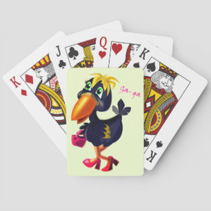 Funny Playing Cards mit dem modernen Vogel Spielkarten