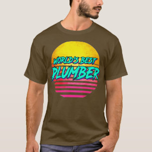 Funny Plumber Retro Geschenk der 1980er Jahre T-Shirt